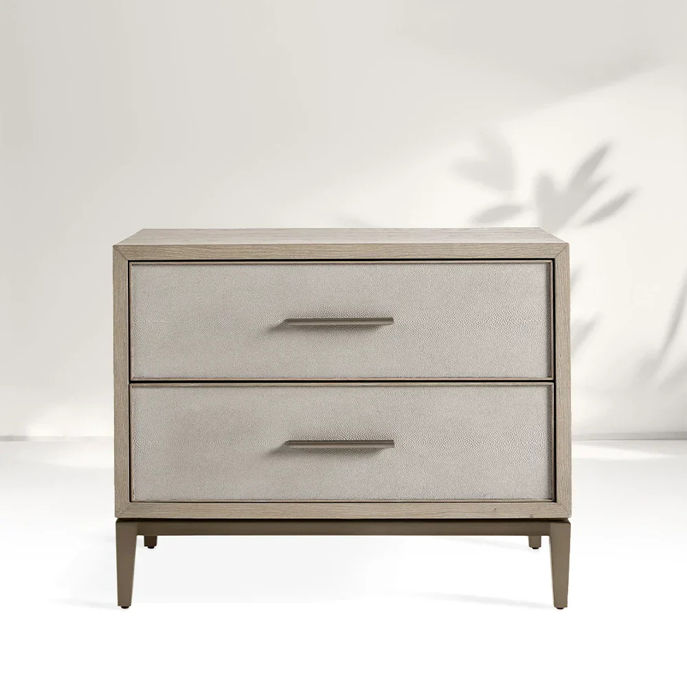 Luxury élégant et moderne deux - Diroir Nightstand