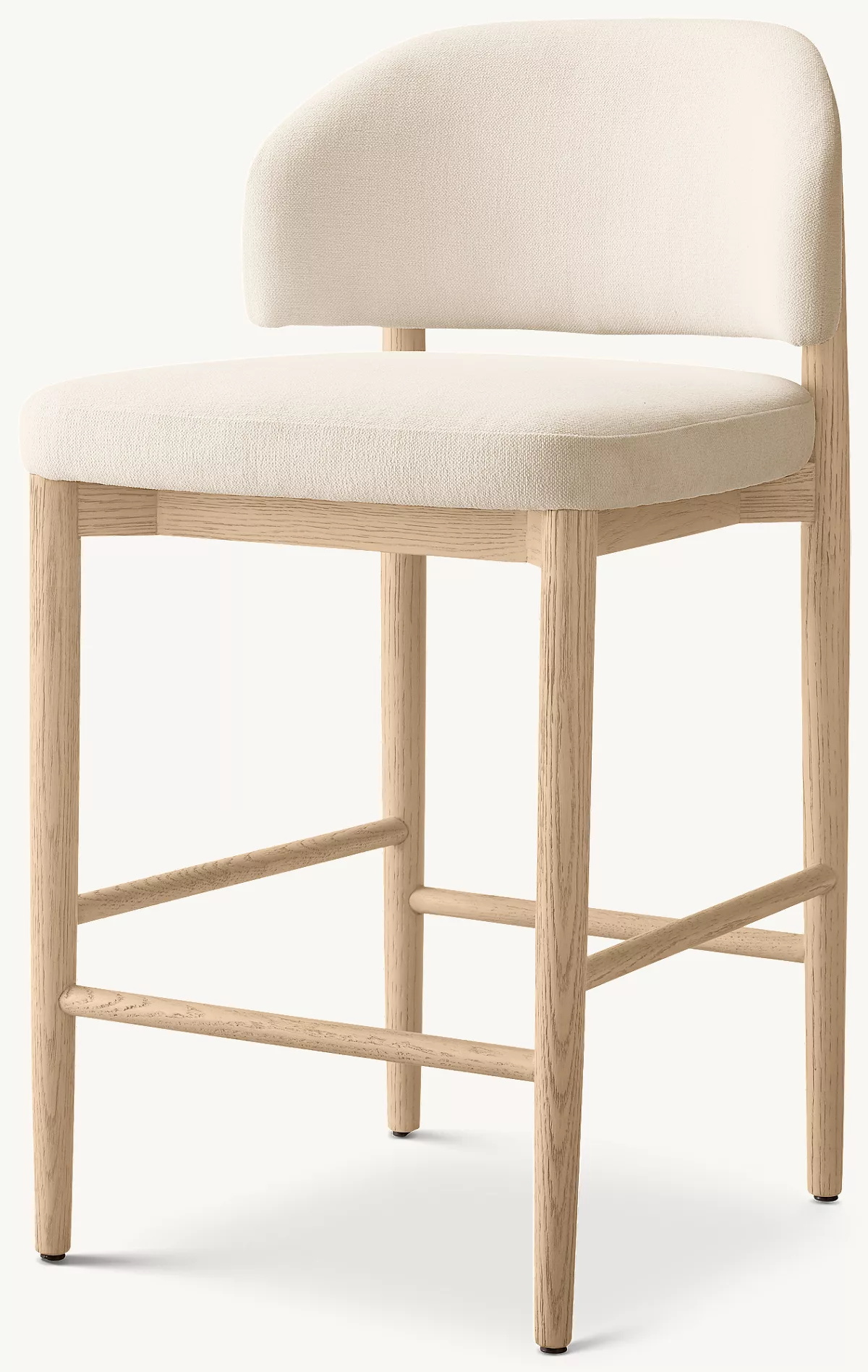 Barre de tissu et tabouret de comptoir