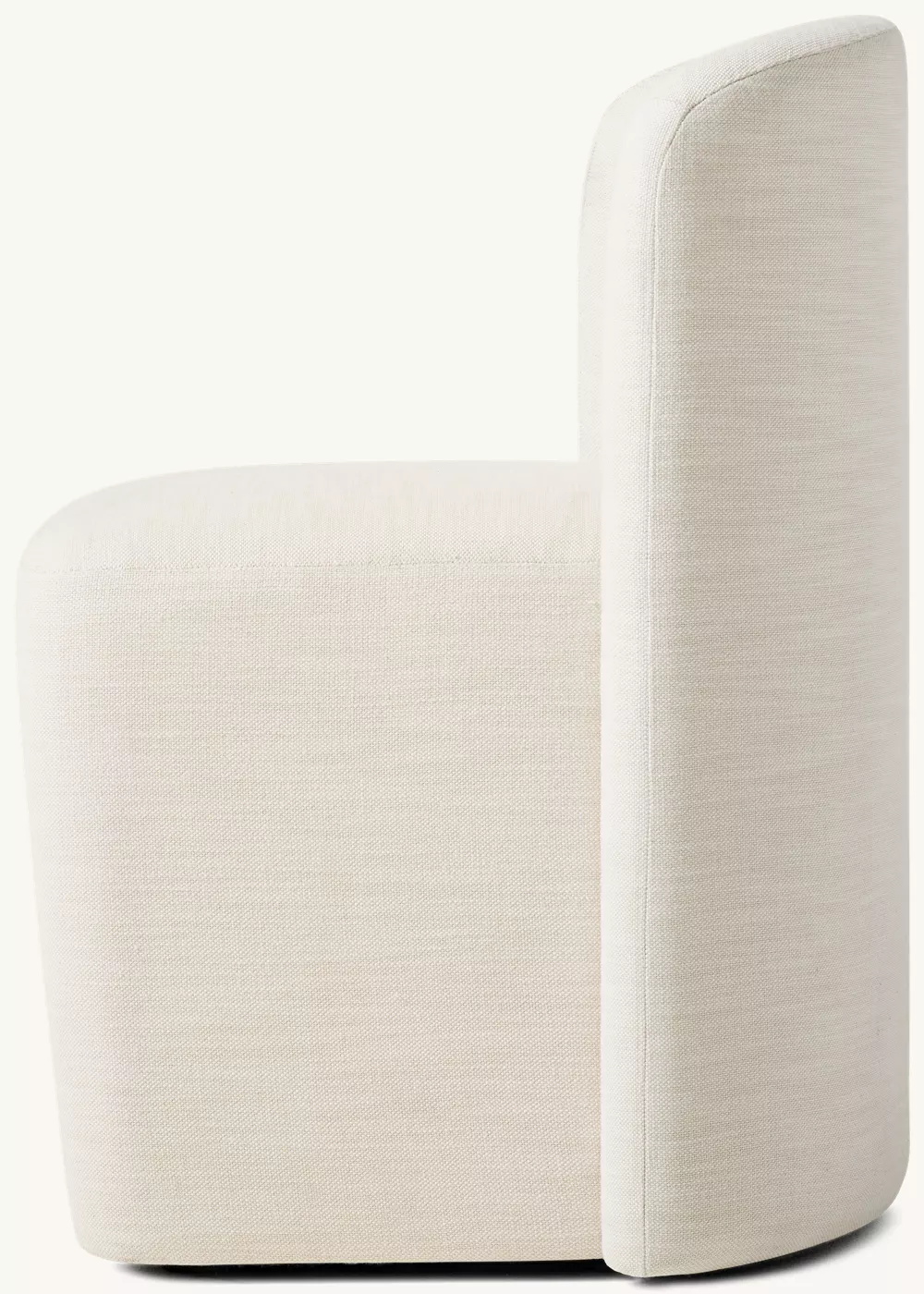 Tissu moderne fauteuil minimaliste en bois massif pour manger