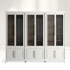 Armoire en verre roseu moderne