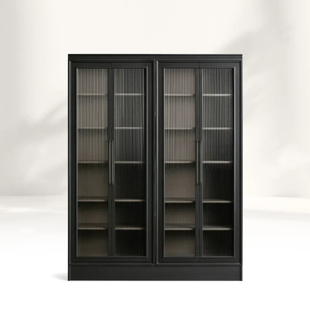 Verre minimaliste moderne - armoire de rangement de porte