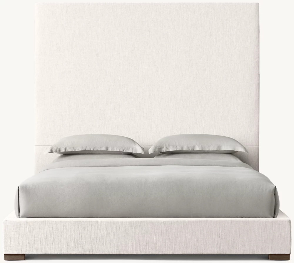 Lit de plaque de panneau de tissu