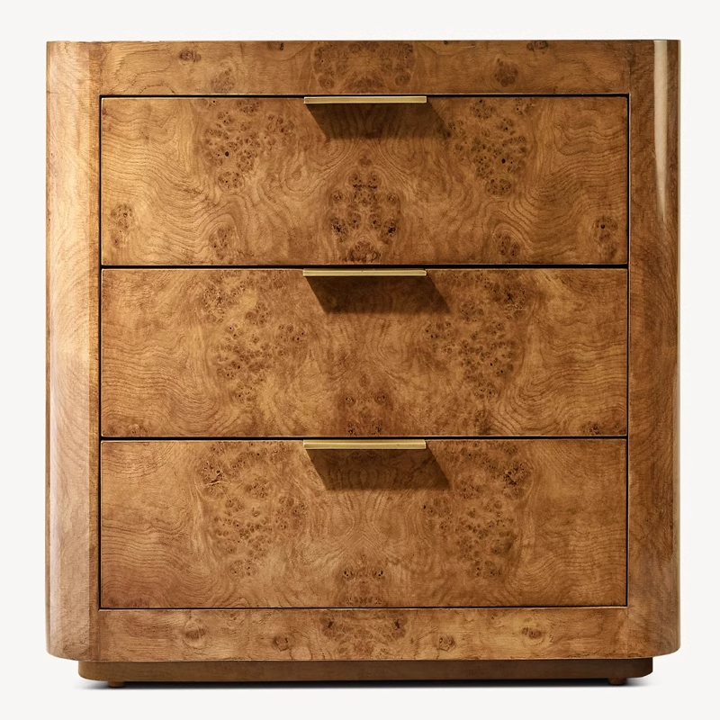 Table de chevet d'écorce de l'arbre rural américain