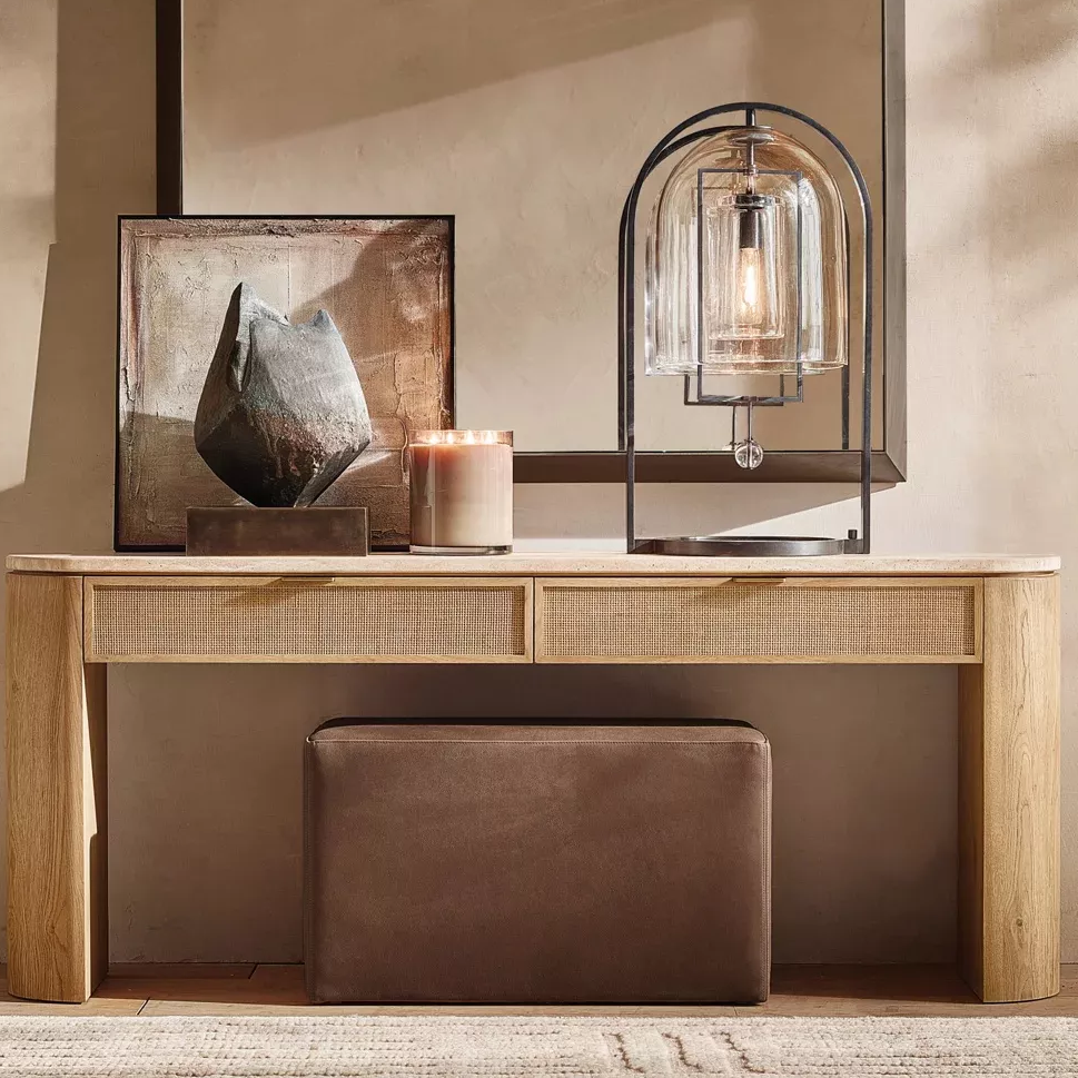 Tableau de la console avec tiroirs ： In - Analyse en profondeur de la conception, des matériaux et de la philosophie spatiale