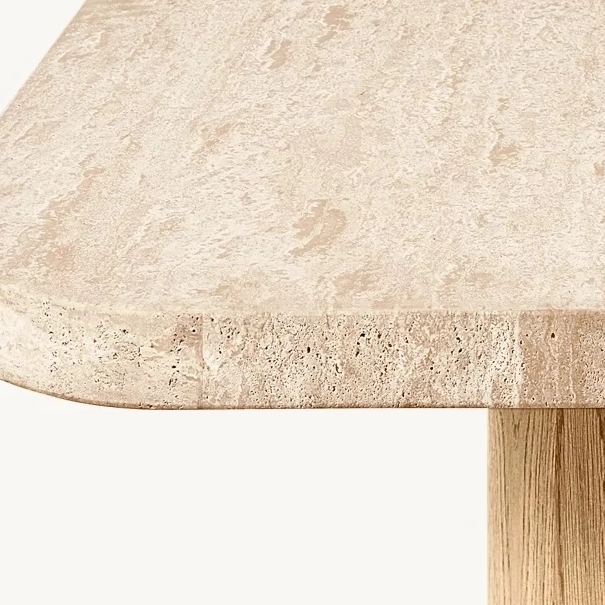 Table à manger round et rectangulaire en chêne: un choix assorti complet de l'espace au style