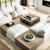 Salon américain RH Table basse en bois massif
